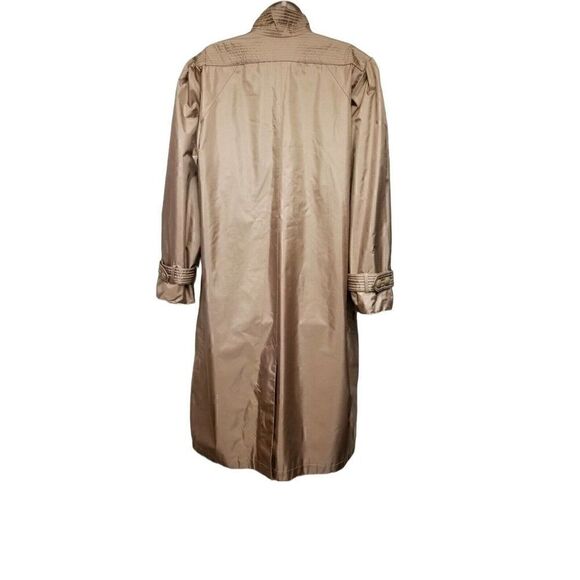 VINTAGE ALEXANDRA LEIGH BY R.D. Trench Coat/Belt Color Beige Size 10 - Picture 3 of 11